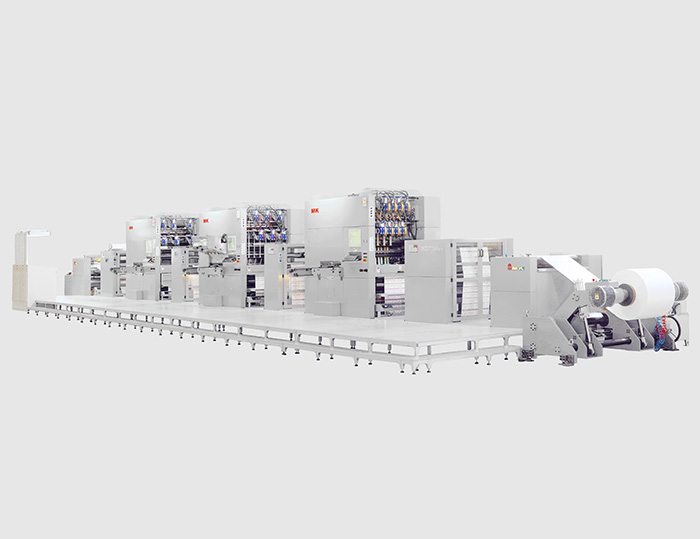 MK 3920SW卷筒纸机组式模切机
技术描述：卷筒纸多机组整机设计技术
                 高速间歇式送纸控制技术
                 真空送箔输送控制技术
告别单张纸加工浪费，进入高自动化、多工位组合的新时代。
无需叼口空白，每张纸平均节约15mm，每1000米卷筒纸至少节约25M，成品率至少提升2.5%