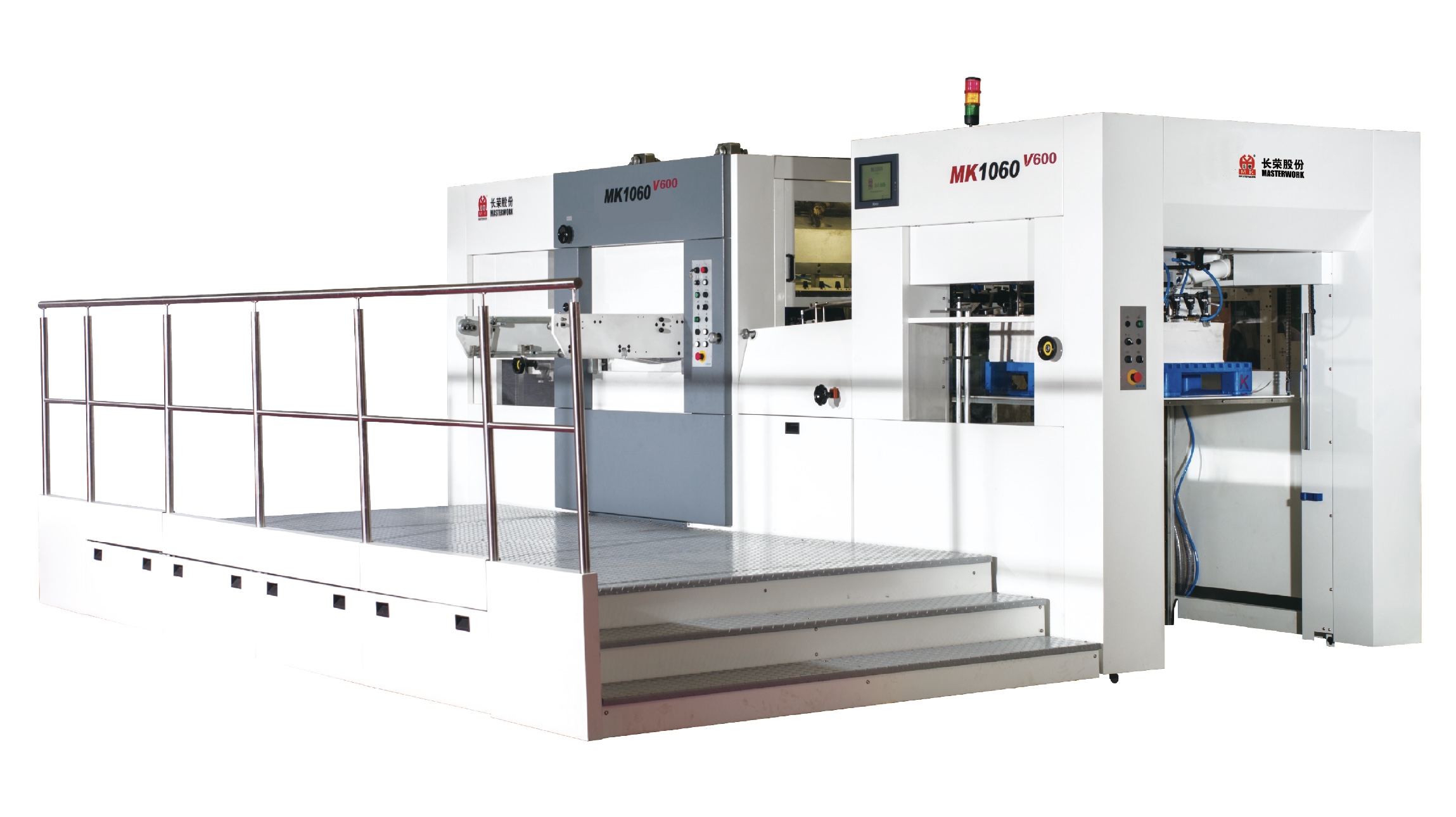 有智 · MK1060V600深压纹模切机/清废模切机